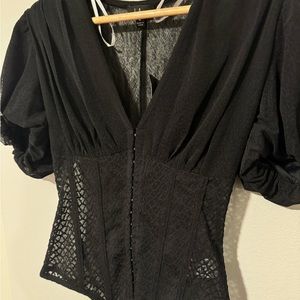 NWT Lulus Corset Bodysuit